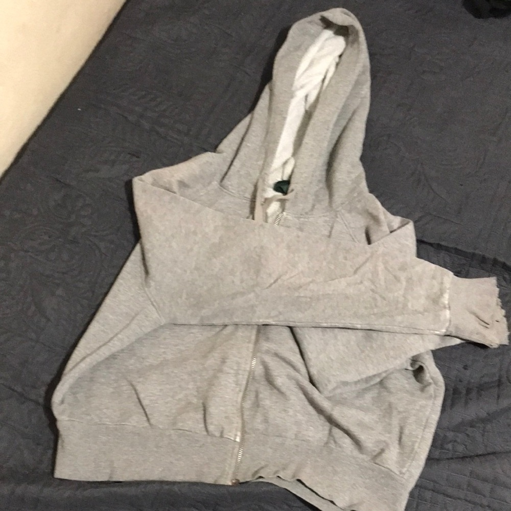 Grey cropped jacket